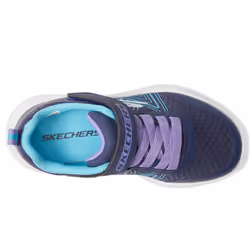 Skechers Microspec Plus-Swirl Sweet Sneaker  Navy/Multi  11 US Unisex Little Kid