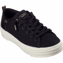 ) Skechers BOBS Copa Textile Women's Black Trainers - Black, 6 (Adults'