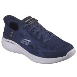 Skechers Mens Bounder 2.0 Emerged Slip-Ins Engineered Mesh Trainers - UK 7, Navy