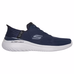 Skechers Mens Bounder 2.0 Emerged Slip-Ins Engineered Mesh Trainers - UK 10.5, Navy