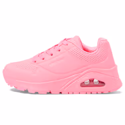 Skechers Girls UNO GEN1-NEON Glow Sneaker NeonPink 13 Little Kid