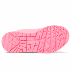 Skechers Girls UNO GEN1-NEON Glow Sneaker  NeonPink  4.5 Big Kid