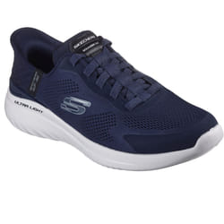 ) Skechers Bounder 2.0 Emerged Textile Men's Navy Trainers - Blue, 7 (Adults'