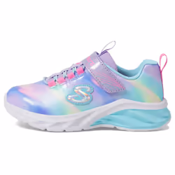 Skechers Kids Girls Coastline Sneaker Lavender/Multi 2.5 Little Kid