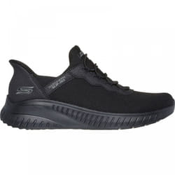 ) BOBS Sport Squad Chaos - Daily Inspiration | Black | Women's Comfort Slip-in Trainers - 4 (Adults'