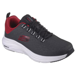 Skechers Mens 2023 Vapour Foam Varien Engineered Mesh Lace Up Trainers - UK 9, Black/Red