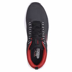 Skechers Mens 2023 Vapour Foam Varien Engineered Mesh Lace Up Trainers - UK 9, Black/Red
