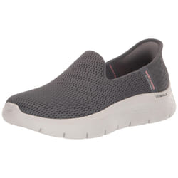 Skechers Women's Hands Free Slip-Ins Go Walk Flex-Relish Sneaker  Charcoal  10.5