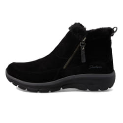 Skechers Women's Easy Going-Cool Zip Ankle Boot  Black  6.5