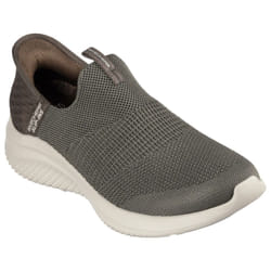 ) Skechers Ultra Flex 3.0 - Cozy Streak Textile Women's Olive Trainers - Green, 5 (Adults'