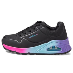 Skechers Girls UNO GEN1-POP of Ombre Sneaker  Black/Multi  11.5 Little