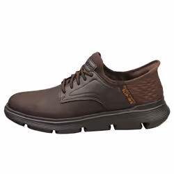 Skechers Slip-ins Garza Mens Casual Shoes in Chocolate - 7 UK