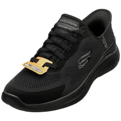 Skechers Slip-ins Bounder 2.0 Vegan Mens Casual Trainers in Black Black - 7