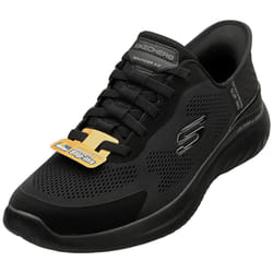 Skechers Slip-ins Bounder 2.0 Vegan Mens Casual Trainers in Black Black - 11