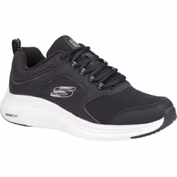 ) Skechers Vapor Foam Textile Women's Black/Pink Trainers - Black, 6 (Adults'