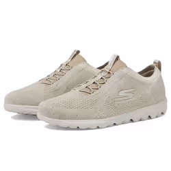Skechers Women's GO Walk Travel-Radiant Moon Sneaker  Taupe  9