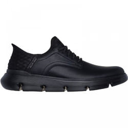 ) Slip-ins: Garza - Gervin | Black | Men's Oxford-Style Slip-on Shoes - 7 (Adults'