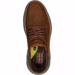 ) Slip-ins: Garza - Gervin | Dark Brown | Men's Hands Free Stretch Lace Shoes - 7 (Adults'