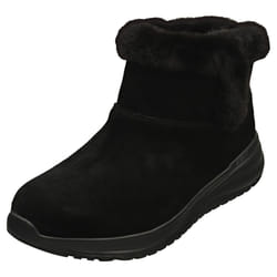 Skechers On The Go Stellar Waterproof Womens Casual Boots in Black - 4
