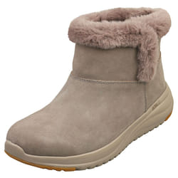 Skechers On The Go Stellar Waterproof Womens Casual Boots in Dark Taupe - 8
