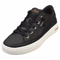 Skechers Arch Fit Arcade Womens Casual Trainers in Black White - 5