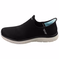 Skechers Virtue-sleek Vegan Womens Slip On Trainers in Black White - 8