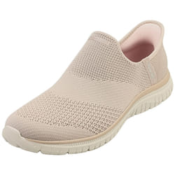 Skechers Virtue-sleek Vegan Womens Slip On Trainers in Taupe - 8 UK