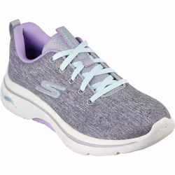 ) GO WALK Arch Fit 2.0 - Vivid Sunset | Grey/Lavender | Women's Comfort Supportive Trainers - 5 (Adults'