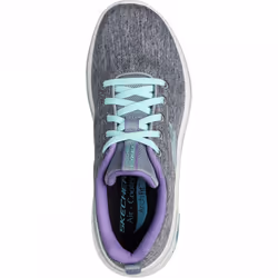 ) GO WALK Arch Fit 2.0 - Vivid Sunset | Grey/Lavender | Women's Comfort Supportive Trainers - 6 (Adults'