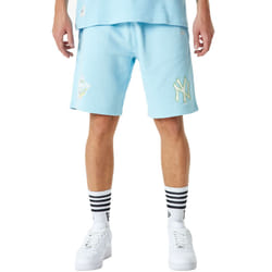 New Era New York Yankees MLB Pastel Elasticated Shorts - Blue - XL, Blue