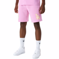 New Era LA Dodgers MLB Pastel Elasticated Shorts - Pink - 3XL, Pink