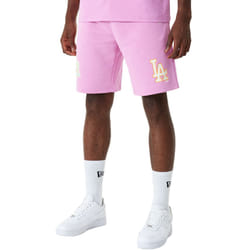 New Era LA Dodgers MLB Pastel Elasticated Shorts - Pink - 3XL, Pink