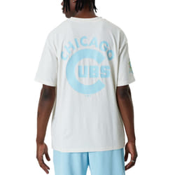 New Era Chicago Cubs MLB Pastel Oversized T-Shirt Tee Top - White - 2XL, White