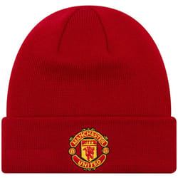 , Red) New Era Kids Manchester United FC Cuff Knit Warm Winter Beanie Hat - Red - Youth (6-12 Yrs