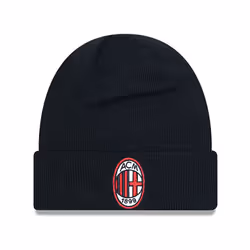 New Era AC Milan Black Cuff Knit Beanie Hat