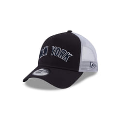 New Era Mens Team Script Trucker Snapback Cap ~ New York Yankees navy