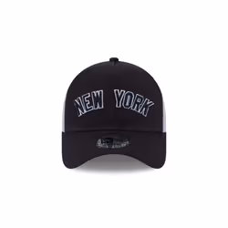 New Era Mens Team Script Trucker Snapback Cap ~ New York Yankees navy