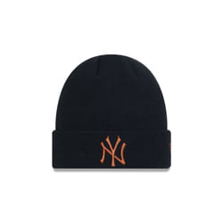 New Era Mens League Essential Cuff Beanie ~ New York Yankees black brown