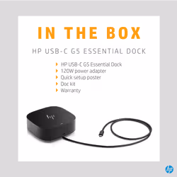 HP USB-C G5 Essential Dock - Additional view 5