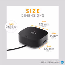HP USB-C G5 Essential Dock - Additional view 6