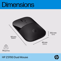 HP Z3700 Dual Black Mouse - Additional view 8