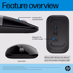 HP Z3700 Dual Silver Mouse - Additional view 7