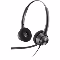 POLY EncorePro 320 Stereo USB-A Headset TAA, Wired, Office/Call center, 105 g, Headset, Black