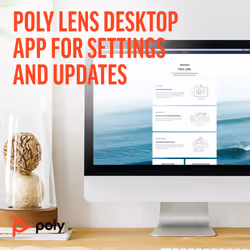 POLY Sync 40+ Microsoft Teams Certified USB-A USB-C Speakerphone +BT700 USB-A Adapter - Additional view 6