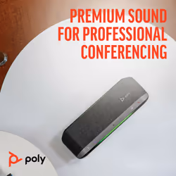 POLY Sync 40+ Microsoft Teams Certified USB-A USB-C Speakerphone +BT700 USB-A Adapter - Additional view 7