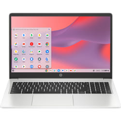HP Chromebook 15a-na0001na Intel® Celeron® N4500 39.6 cm (15.6") HD 4 GB LPDDR4x-SDRAM 64 GB eMMC Wi-Fi 5 (802.11ac) ChromeOS Silver