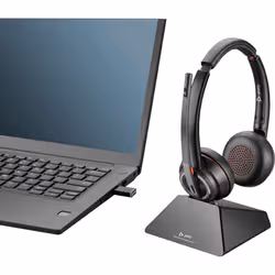 HP Poly Savi 8220 UC Microsoft Teams Certified DECT 1920-1930 MHz USB-A Headset - Additional view 3
