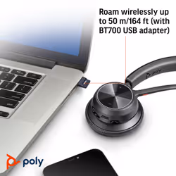 POLY Voyager 4310 Microsoft Teams Certified USB-C Headset +BT700 dongle - Additional view 4
