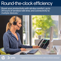 POLY Voyager 4310-M Microsoft Teams Certified USB-C Headset +BT700 dongle +Charging Stand - Additional view 5