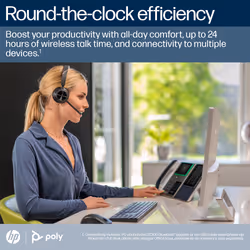 POLY Voyager 4320 Microsoft Teams Certified Headset +BT700 dongle +Charging Stand - Additional view 5